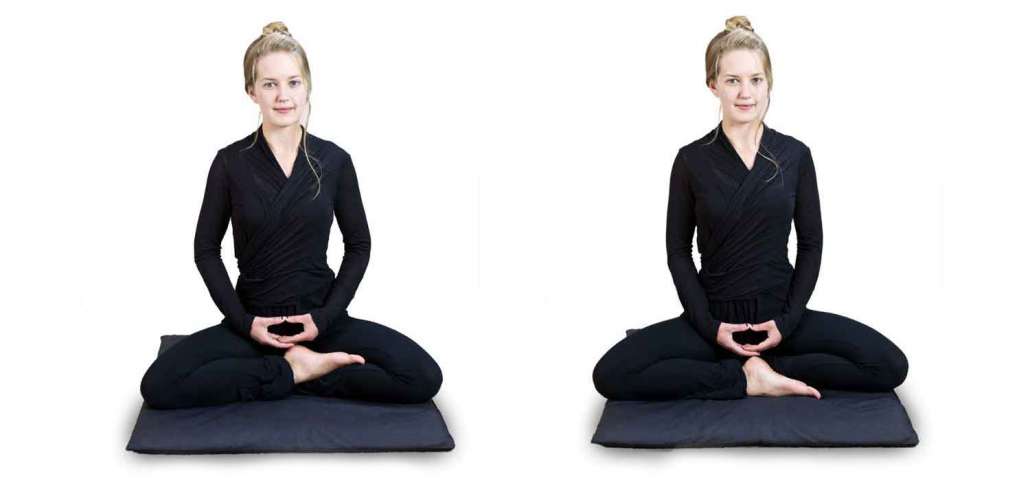 seated meditation posture quarter lotus burmese seated postures